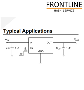 LDO regulator reference circuit for the Antminer L9 0.8V 1.2V 1.8V supplies