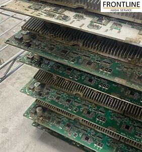 S19 XP Hashboard Moisture Corrosion - Onsite Fix