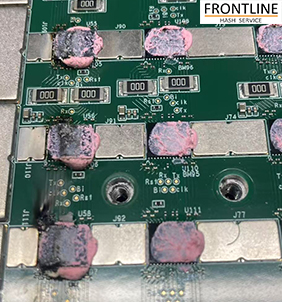 S19 XP High Voltage Chip Burn - Onsite Repair