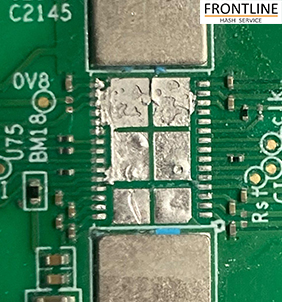 S21 Pad Solder Explosion - Onsite Fix
