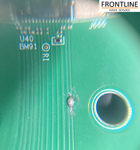 S21 Pre-Repair Soldering Signal Distortion - Onsite Repair